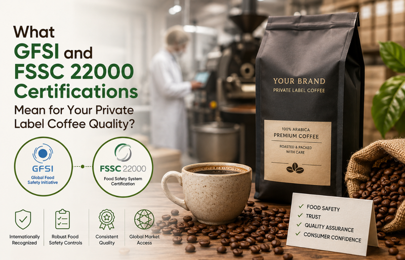 What GFSI and FSSC 22000 Certifications Mean for Your Private Label Coffee Quality