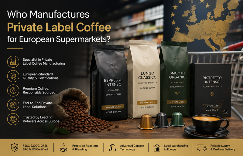 Who Manufactures Private Label Coffee for European Supermarkets?
